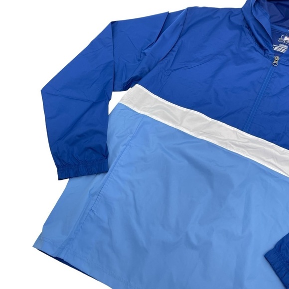 Kansas City Royals windbreaker Size Large Genuine Merchandise 1/4 zip hood NWT - Picture 3 of 9